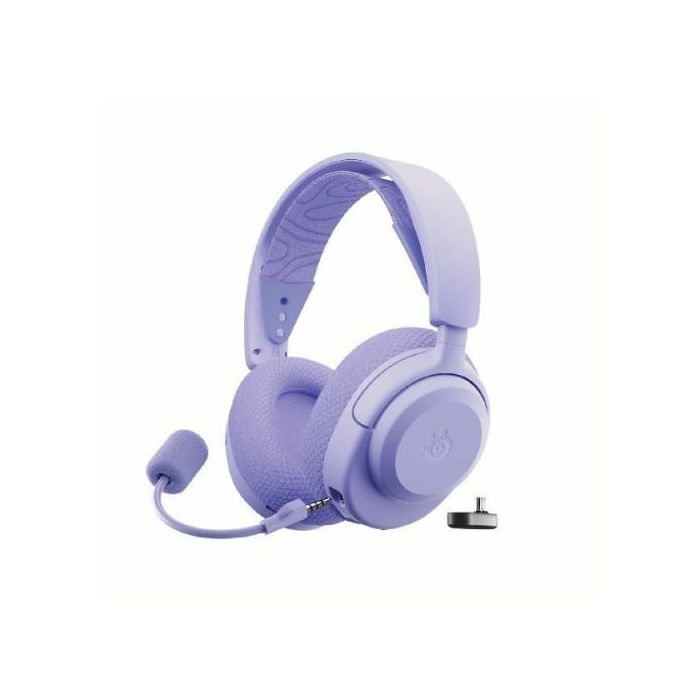 SteelSeries 61692 Auriculares Arctis Nova 3P Inalámbricos Bluetooth Lavanda para PC, PS5, PS4, Mac, Switch, iPhone, Android (260g)