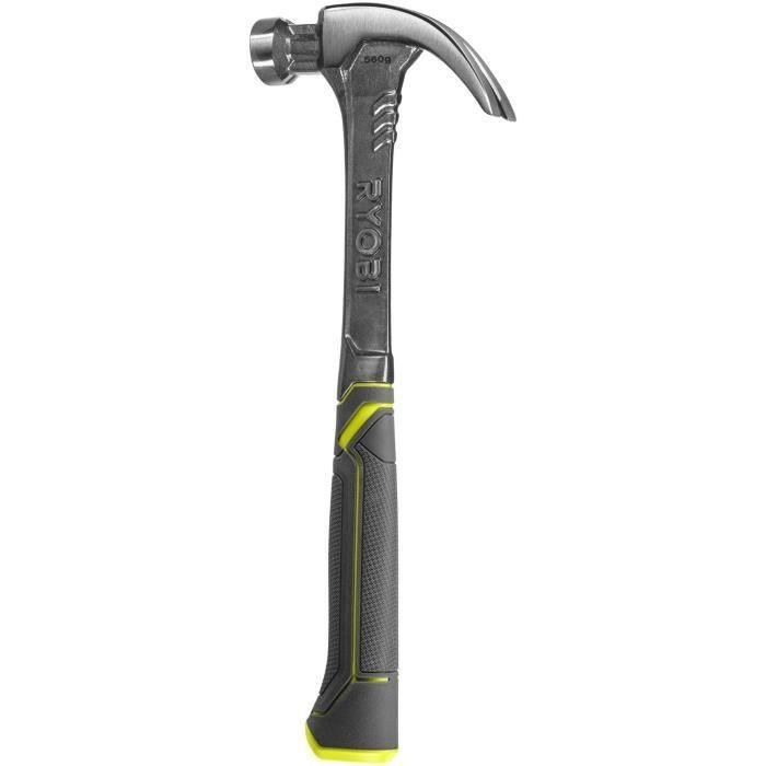 Ryobi RYO4892210222596 Martillo extractor de clavos de fibra de vidrio 560g Ryobi RYO4892210222596 Martillo extractor de clavos de fibra de vidrio 560g