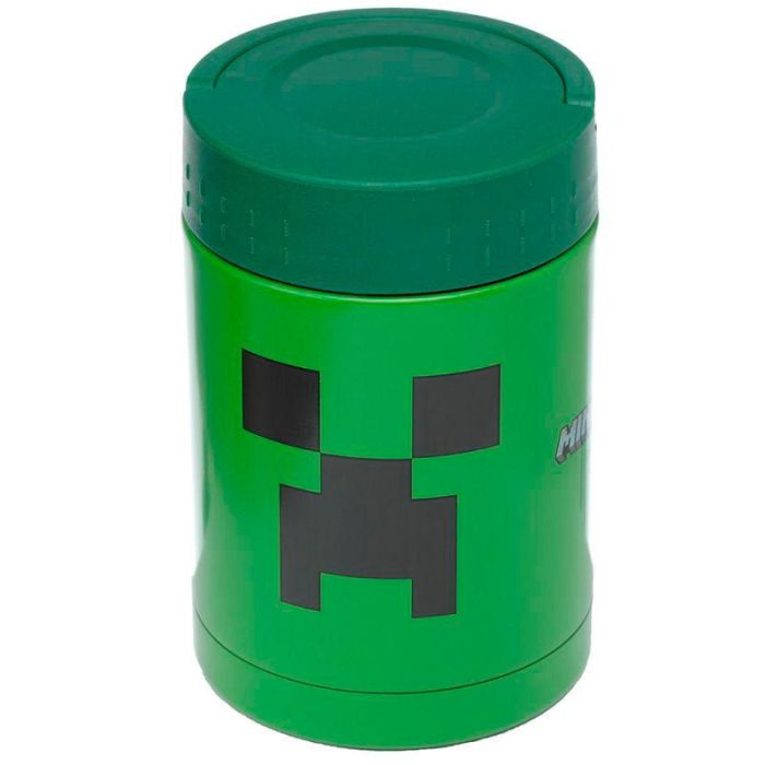 Fiambrera portatil Creeper Minecraft 500ml termo 3 Fiambrera portatil Creeper Minecraft 500ml termo 3