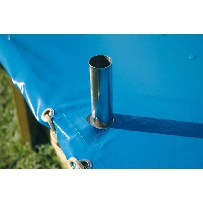 Cobertor de invierno y seguridad para piscina de madera - UBBINK - Rectangular 200x350 - Espesor 550g - Cumple con NF P 90-308 2 Cobertor de invierno y seguridad para piscina de madera - UBBINK - Rectangular 200x350 - Espesor 550g - Cumple con NF P 90-308 2