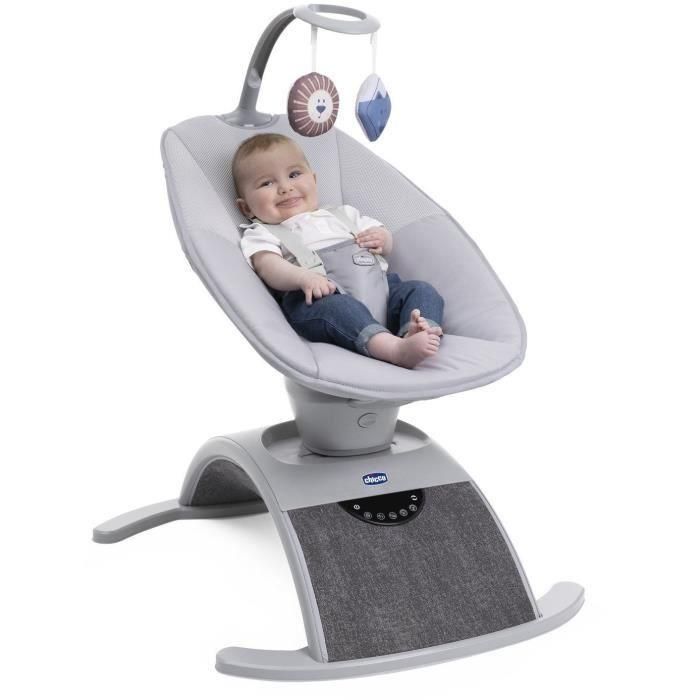 Columpio musical - Comfy wave - 61 x 75 x 61 cm - Gris - CHICCO 1 Columpio musical - Comfy wave - 61 x 75 x 61 cm - Gris - CHICCO 1