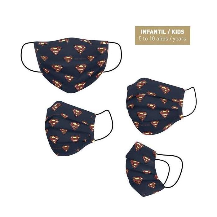 Mascarilla higiénica reutilizable homologada superman Mascarilla higiénica reutilizable homologada superman