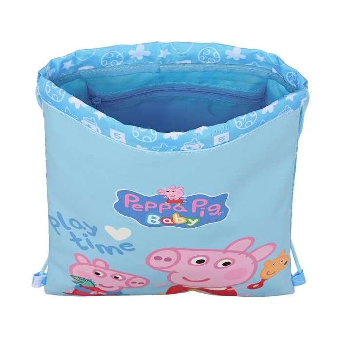 Bolsa Mochila con Cuerdas Peppa Pig Baby (26 x 34 x 1 cm) 3 Bolsa Mochila con Cuerdas Peppa Pig Baby (26 x 34 x 1 cm) 3