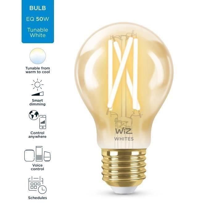 Bombilla WiZ Vintage conectada Blanca variable E27 50W 1 Bombilla WiZ Vintage conectada Blanca variable E27 50W 1