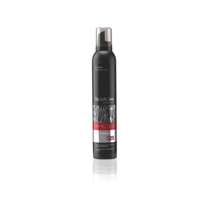Erayba S25 Style Active Extreme Mousse Fijación Extrema y Volumen con Filtro UV 300 ml