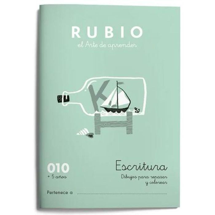 Cuaderno de escritura y caligrafía Rubio Nº10 A5 Español 20 Hojas (10 Unidades) 1 Cuaderno de escritura y caligrafía Rubio Nº10 A5 Español 20 Hojas (10 Unidades) 1