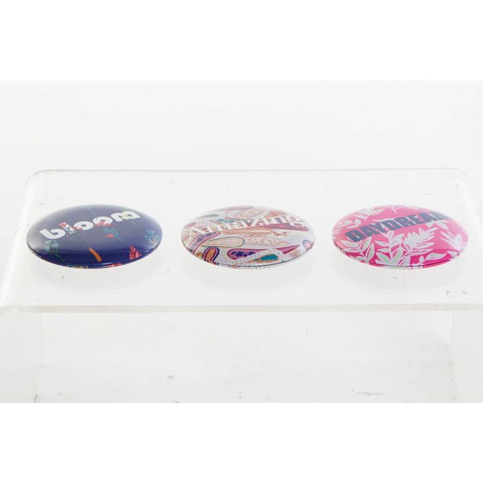 DKD Home Decor Espejo Moderno Daydream Aluminio Espejo, Colores Surtidos (Lila, Fucsia, Marrón), 6.5x6.5x1.3 cm, Pack 24 Unidades 2 DKD Home Decor Espejo Moderno Daydream Aluminio Espejo, Colores Surtidos (Lila, Fucsia, Marrón), 6.5x6.5x1.3 cm, Pack 24 Unidades 2
