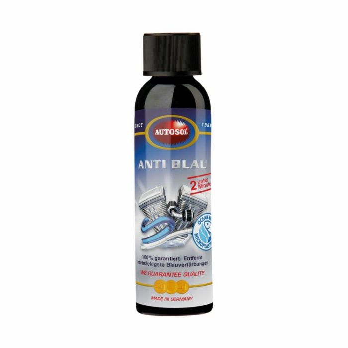 Autosol SOL11E01290 Limpiador Pulidor Tubos Escape Acero Inoxidable - Elimina Azulado y Quemaduras 150 ml Autosol SOL11E01290 Limpiador Pulidor Tubos Escape Acero Inoxidable - Elimina Azulado y Quemaduras 150 ml