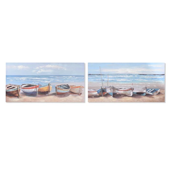 Cuadro Mediterraneo DKD Home Decor Multicolor 3 x 60 x 120 cm (2 Unidades) Cuadro Mediterraneo DKD Home Decor Multicolor 3 x 60 x 120 cm (2 Unidades)