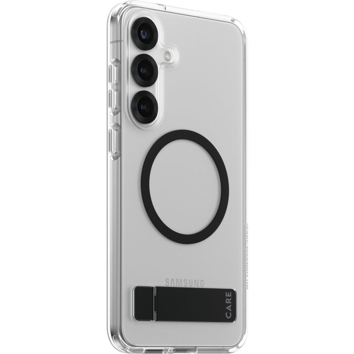 PanzerGlass CARE Feature Case Clear w. Kickstand & QI para Samsung Galaxy S25 Plus