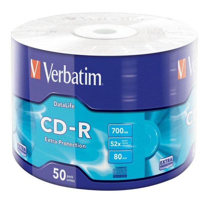 Verbatim CD-R Extra Protection, 700MB, 52x 1 Verbatim CD-R Extra Protection, 700MB, 52x 1