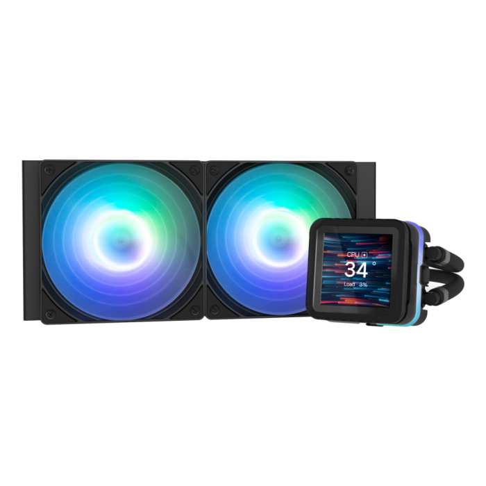 Zalman ALPHA2 DS A24 BLACK Sistema de Refrigeración Líquida Todo en Uno 12 cm Negro