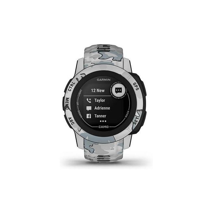 Garmin Instinct 2S Camo Edition Reloj inteligente GPS con monitor de frecuencia cardíaca y seguimiento de actividad, resistente al agua 10 ATM, 50 días de batería