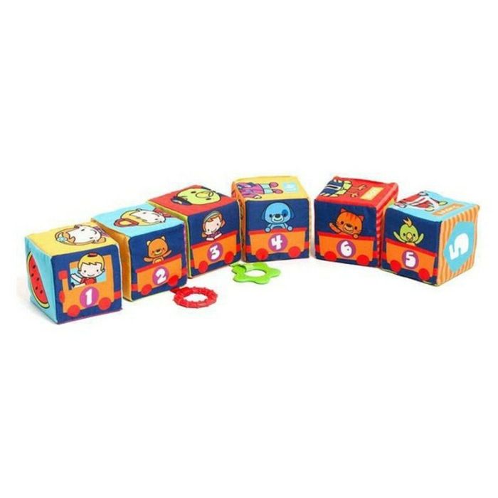 Bolsa cubos aprendizaje de tela 6 piezas 8 Bolsa cubos aprendizaje de tela 6 piezas 8