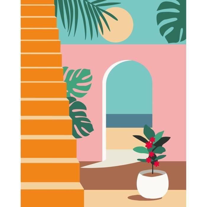 Ravensburger RAV00025524 CreArt Pintar por Números Modo Vacaciones, Adulto, 24x30 cm 2