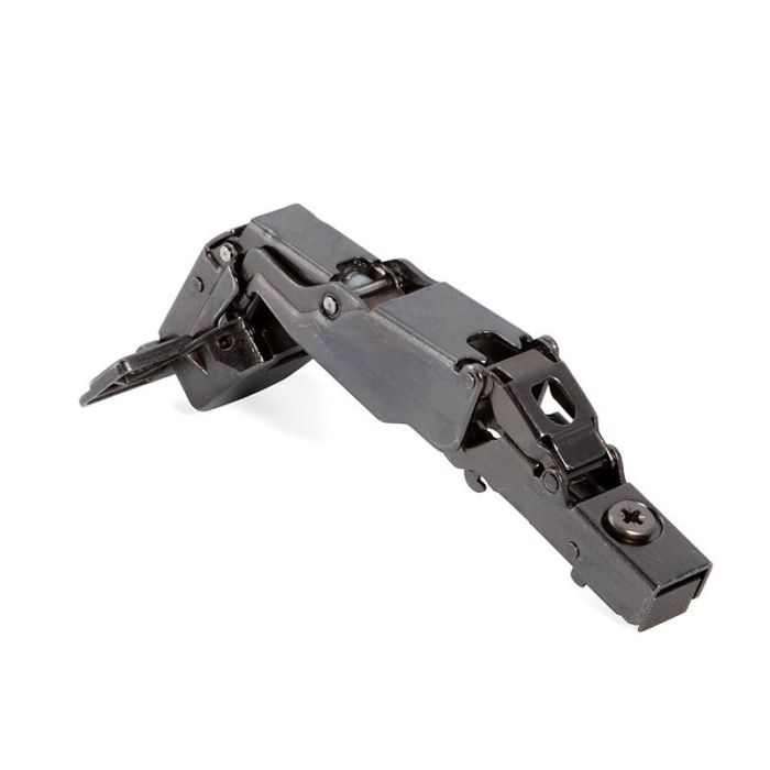 ALK Puma 35 Clip Cam 165º Bisagra Codo Recto para Muebles 35mm, Acabado Grafito. Gran Apertura 14-26mm.