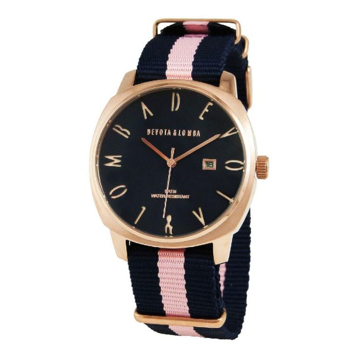 Reloj Unisex Devota & Lomba DL008MSPBL-PK-03BLUE Rosado (Ø 42 mm) Reloj Unisex Devota & Lomba DL008MSPBL-PK-03BLUE Rosado (Ø 42 mm)