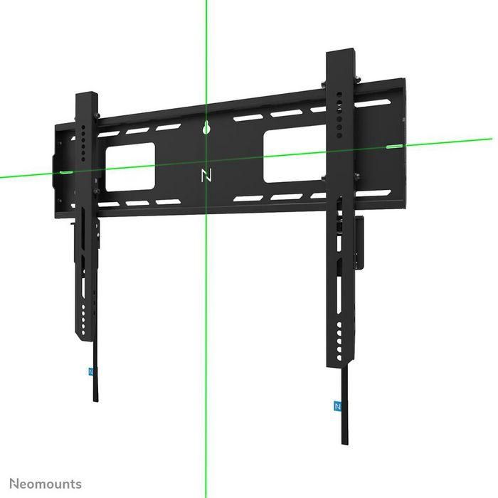 Neomounts WL30-750BL16 Soporte de Pared Fijo Reforzado para Pantallas de 42-86", hasta 125kg, VESA 100x100-600x400, Nivelación, Bloqueable, Color Negro 10