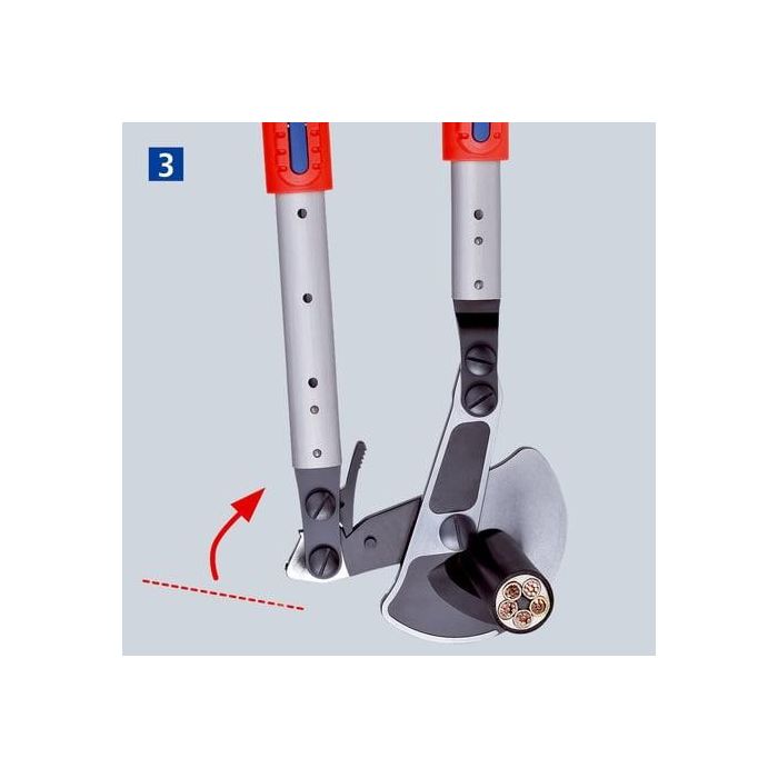 KNIPEX Kabelschere (Ratschenprinzip) 3 KNIPEX Kabelschere (Ratschenprinzip) 3
