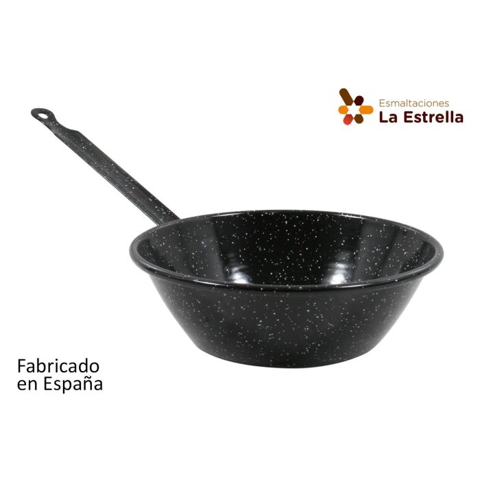 Sartén honda bordonada 20 cm - 1.4L Jaspeada - La Estrella (8 Unidades) Sartén honda bordonada 20 cm - 1.4L Jaspeada - La Estrella (8 Unidades)