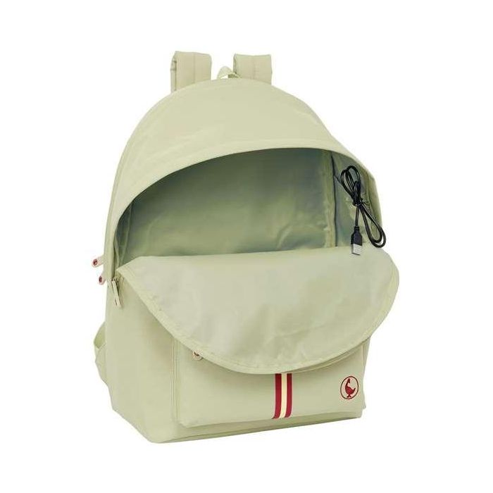 Mochila doble para portatil 15,6"+usb el ganso basics "beige" 31x44x18 cm 3 Mochila doble para portatil 15,6"+usb el ganso basics "beige" 31x44x18 cm 3