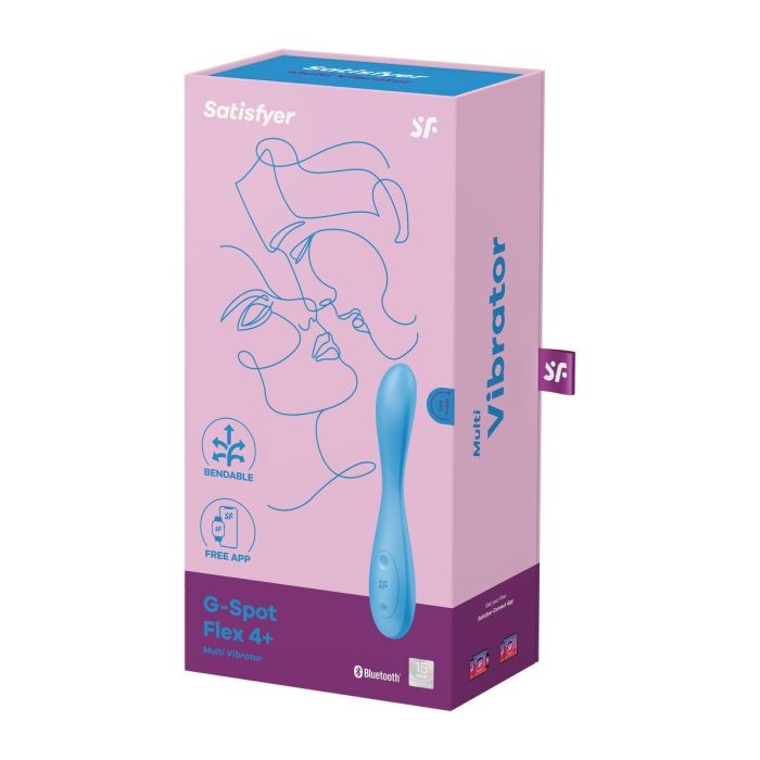 Satisfyer G-spot flex 4+ multi-vibrador azul 1 Satisfyer G-spot flex 4+ multi-vibrador azul 1