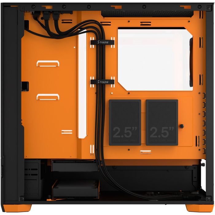 Midi Fractal Design Pop Air RGB Orange Core TG Clear Tint 11