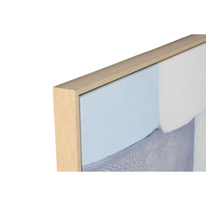Lienzo Home ESPRIT Azul Blanco Azul cielo Abstracto Urbano 100 x 4 x 140 cm (2 Unidades) 3