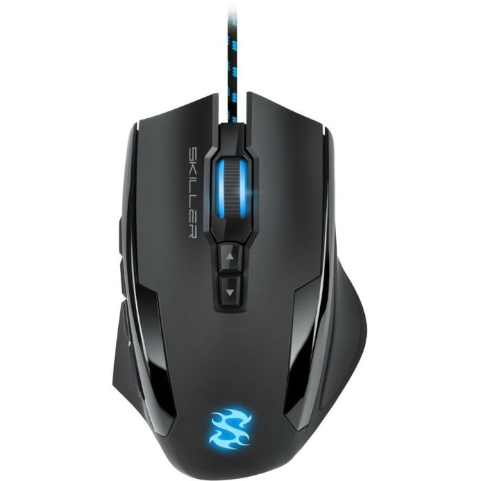 Sharkoon Skiller SGM1 Ratón Gaming óptico con Cable Ergonómico 12 Botones Negro 10800 DPI para Mano Derecha 0 Sharkoon Skiller SGM1 Ratón Gaming óptico con Cable Ergonómico 12 Botones Negro 10800 DPI para Mano Derecha 0