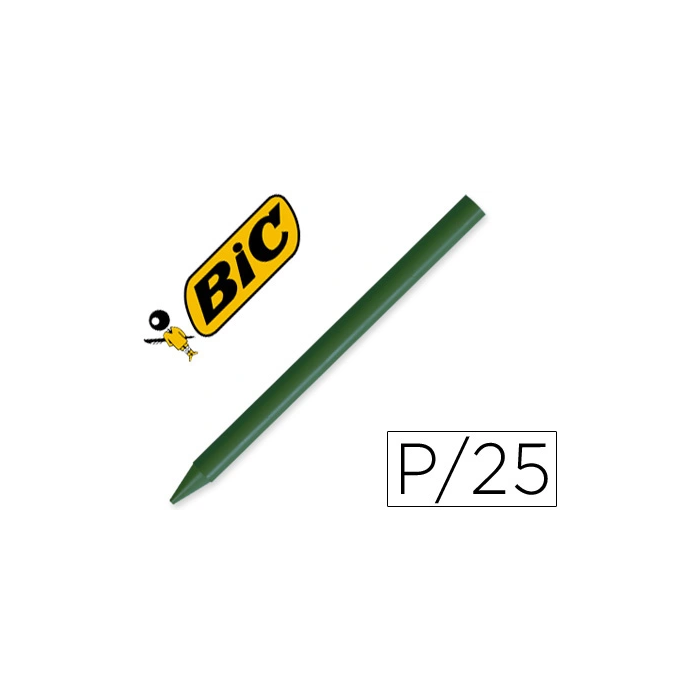 Plastidecor -02 Lápices de Cera Unicolor Verde Oscuro Caja con 25 Unidades Escolares 0 Plastidecor -02 Lápices de Cera Unicolor Verde Oscuro Caja con 25 Unidades Escolares 0