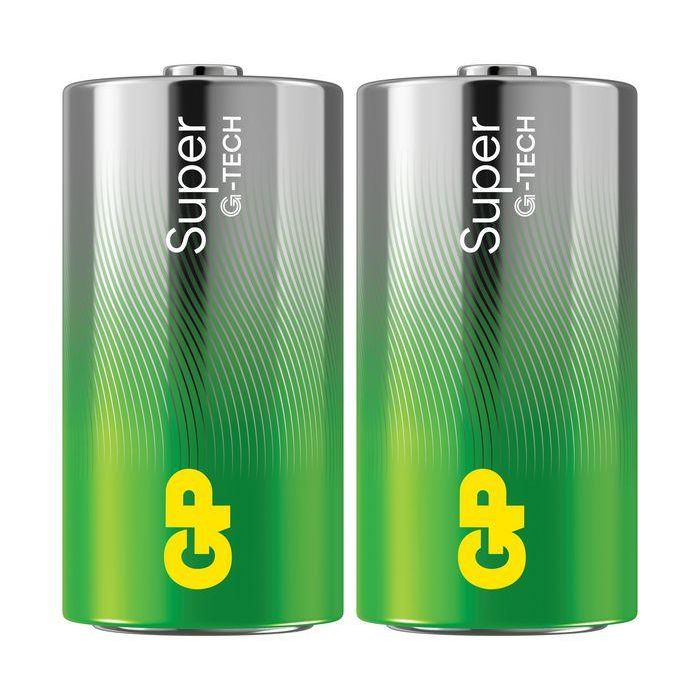 GP GP Super Alkaline C-battery, 14A/LR14, 2-pack 1 GP GP Super Alkaline C-battery, 14A/LR14, 2-pack 1