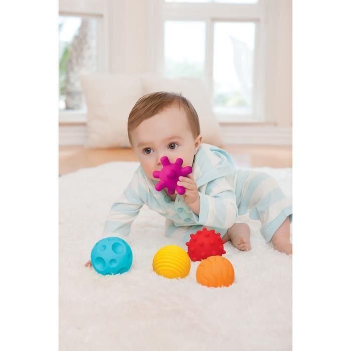 pelotas sensoriales - INFANTINO - Juguete para bebé - Color azul - Plástico blando 1 pelotas sensoriales - INFANTINO - Juguete para bebé - Color azul - Plástico blando 1