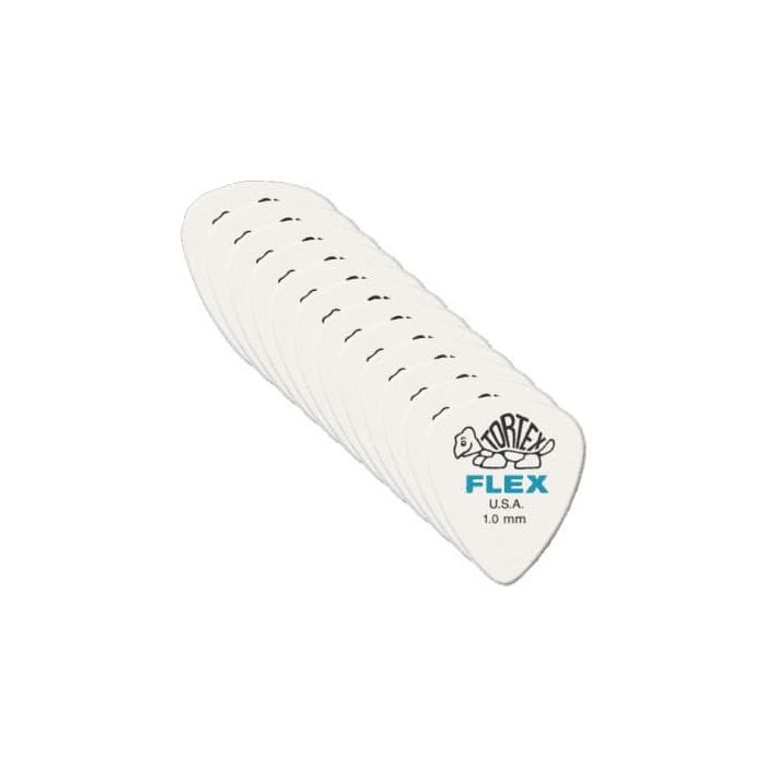 Dunlop Pack de 12 Unidades Púas Tortex Flex / Standard - 1.00mm