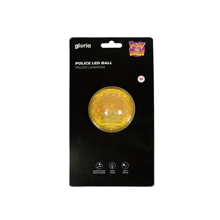 Play And Run Pelota Luminosa Led Amarilla 6.35 cm