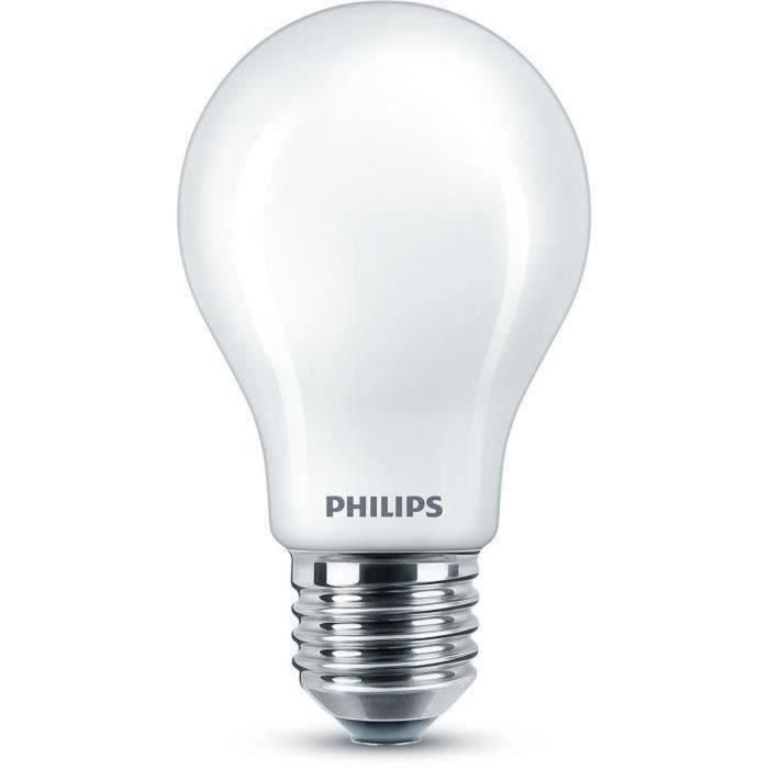 Philips Bombilla LED Equivalente 60W E27 Blanco Frío No Regulable Esmerilada 0 Philips Bombilla LED Equivalente 60W E27 Blanco Frío No Regulable Esmerilada 0