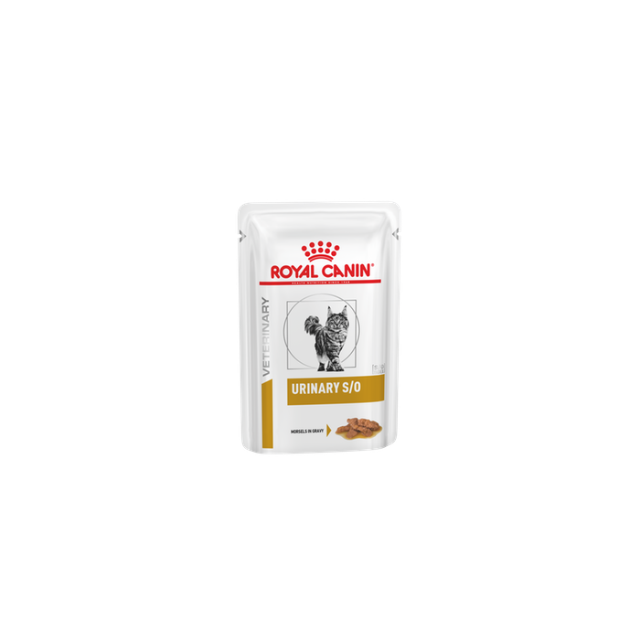 Royal Canin Alimento Húmedo para Gato Feline Urinary S-O en Sobres, Paté, 12 Sobres x 85 gr 1
