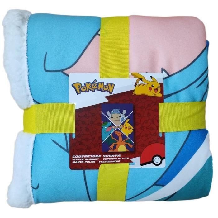 Manta Sherpa - POKEMON - Evoluciones Pokémon Let's Go - 100 x 150 cm 1 Manta Sherpa - POKEMON - Evoluciones Pokémon Let's Go - 100 x 150 cm 1