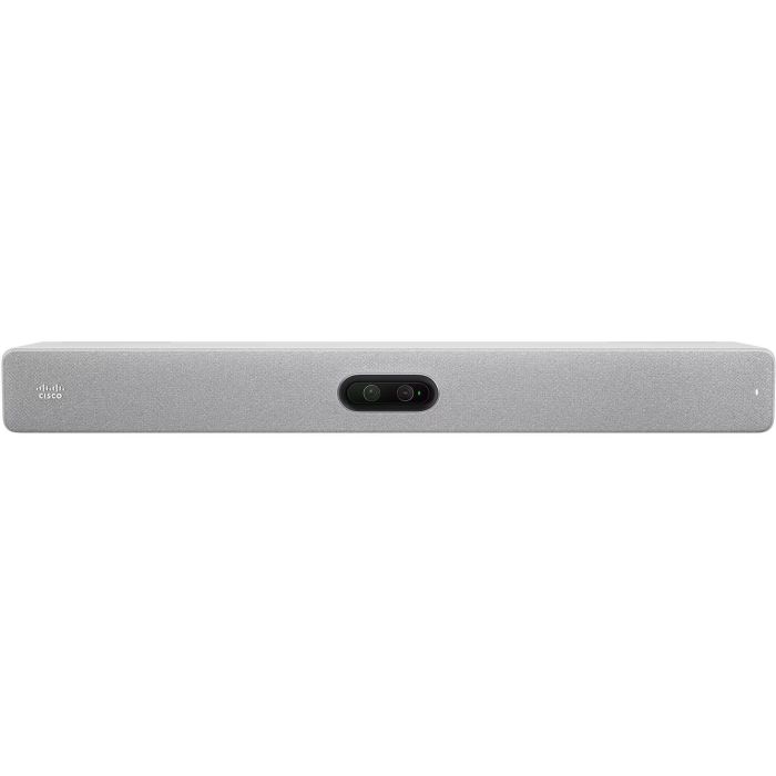 Cisco ROOM BAR PRO FIRST - Sistema de Videoconferencia en Grupo 4K Ultra HD, 5x Zoom, Gris