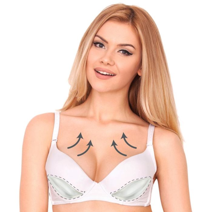Cosmetic Club Relleno Silicona Añade Volumen Efecto Push-Up Tallas S M Reutilizable Invisible 1 Cosmetic Club Relleno Silicona Añade Volumen Efecto Push-Up Tallas S M Reutilizable Invisible 1
