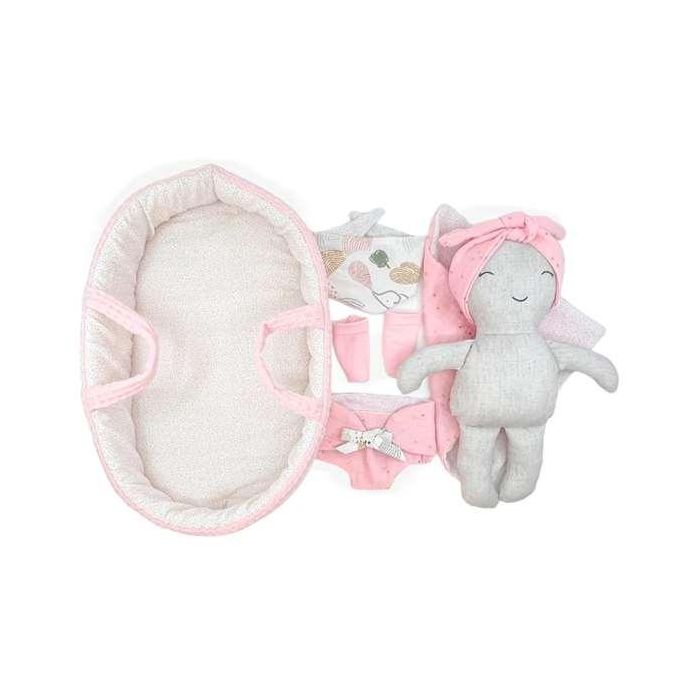 Muñecas primera bb. infancia capazo rosa ref: 11302-24 28 cm 2 Muñecas primera bb. infancia capazo rosa ref: 11302-24 28 cm 2