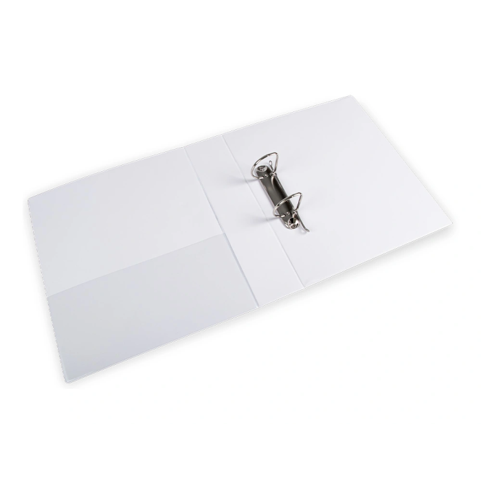Liderpapel Carpeta Canguro 2 Anillas Mixtas 55mm A4 Plástico Blanco 4