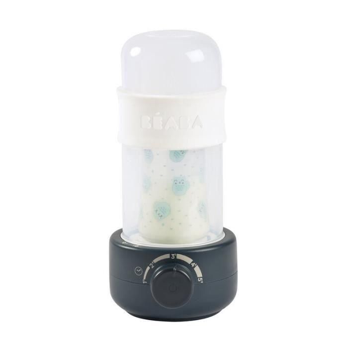 BEABA Baby milk second, calentador de biberones a vapor, azul noche BEABA Baby milk second, calentador de biberones a vapor, azul noche