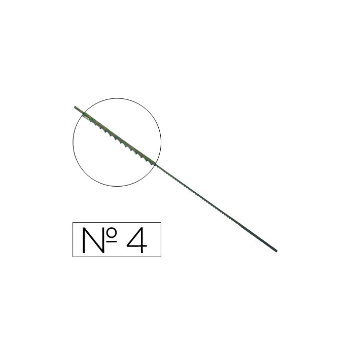 Wuto Sierra de marquetería para madera 4/13cm 25tpi (caja 144 unid.) 0 Wuto Sierra de marquetería para madera 4/13cm 25tpi (caja 144 unid.) 0