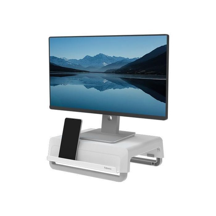 Fellowes Soporte Elevador Para Monitor Breyta Blanco Fellowes Soporte Elevador Para Monitor Breyta Blanco