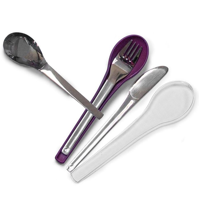 Cook Concept Juego de Cubiertos Take Away Acero Inoxidable para Llevar 1