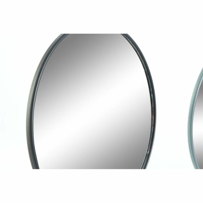 Espejo de pared DKD Home Decor Metal Gris oscuro Gris claro 2 Unidades (17 x 17 x 27,7 cm) 3 Espejo de pared DKD Home Decor Metal Gris oscuro Gris claro 2 Unidades (17 x 17 x 27,7 cm) 3