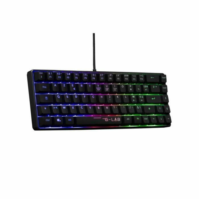 Teclado para juegos - THE G-LAB - KEYZ-HYDROGEN/FR - 60% Membrana negra 5