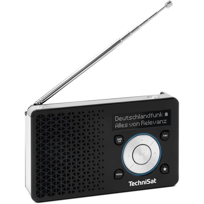 TechniSat 1 ASA DigitRadio Radio Digital Portátil Negro/Plata