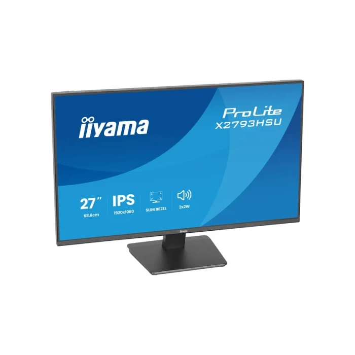 Iiyama X2793HSU-B1 Monitor 27" FHD 1920 x 1080 IPS LED HDMI DisplayPort USB Iiyama X2793HSU-B1 Monitor 27" FHD 1920 x 1080 IPS LED HDMI DisplayPort USB