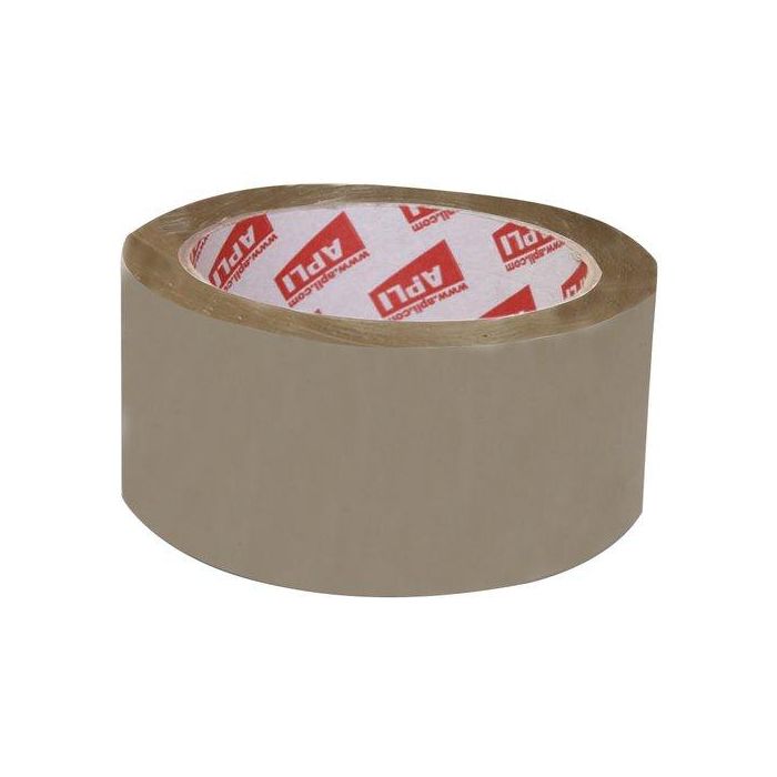 Cinta De Embalaje Apli Pp Rollo 66X48 Marron (Adh.Solvente) 6 unidades